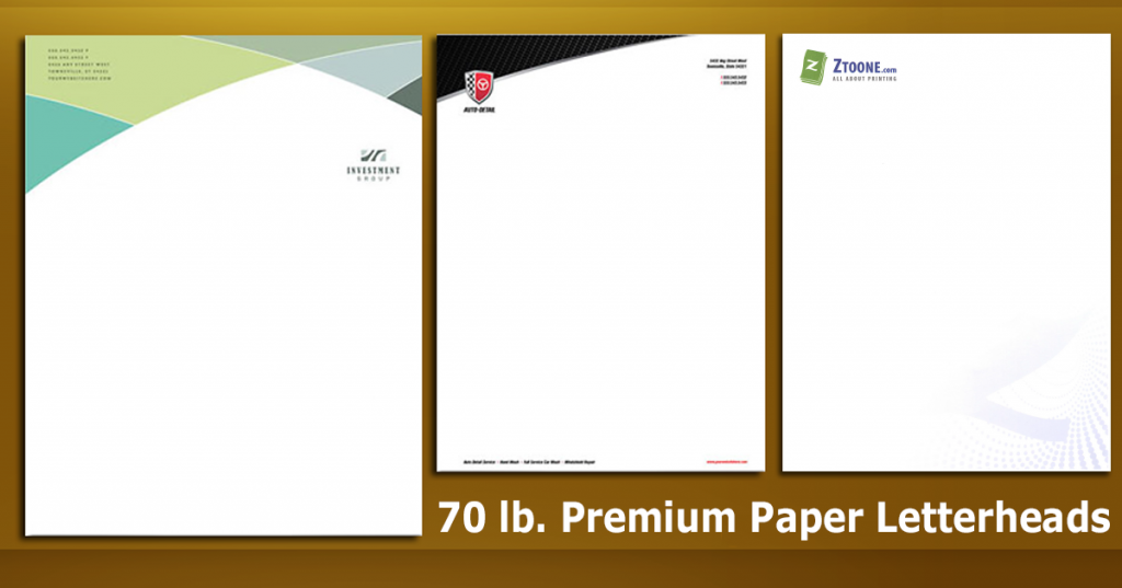 custom letterhead