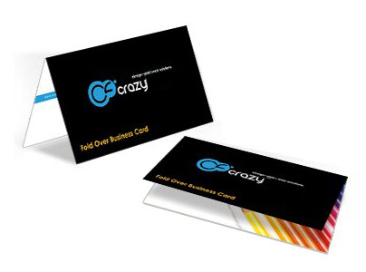 FOLD OVER BUSINESS CARDS printing