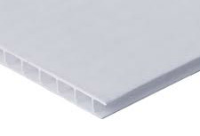 6mm. White Corrugated Plastic