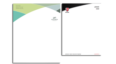 professional letterhead printing sample letterhead design